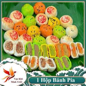 Bánh Pía Nhiều Vị Vỏ Bánh Truyền Thống Thơm Ngon Béo Ngậy Đủ Vị Đủ Mùi- VỰA KHÔ MINH TRIẾT
