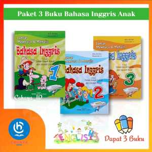 Paket Isi 3 Buku Pintar Bahasa Inggris Untuk Anak Serba Jaya