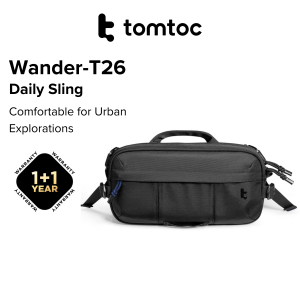 Tomtoc Wander-T26 Daily Sling | 5.5L | Sturdy and Water-Resistant
