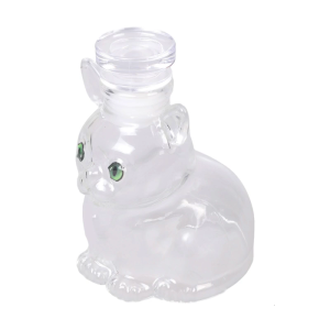 Elegant Cats Shape Glass Canister For Dry Storage Airtight Lid Preserves Freshness Perfect Gift For Pet Lovers And Kitchen Organization