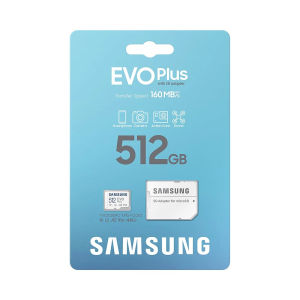 Thẻ nhớ MicroSDXC Samsung Evo Plus 512GB U3 4K R160MB/s W60MB/s kèm Adapter - made in Korea (trắng) Nhất Tín Computer