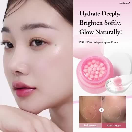 [Reday stock][medicube] PDRN Pink Collagen Capsule Cream Light ...