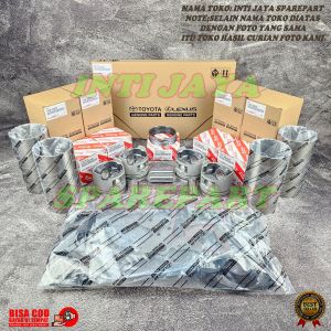 1PAKET KOMPLIT PAKING FULL SET + PISTON + RING PISTON + LINER + TOYOTA KIJANG 2L DIESEL DISEL 1SET