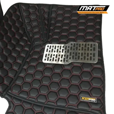 MatPro พรมปูพื้นเข้ารูป 5D 6D Premium Fitted Leather Car Mats สำหรับรถรุ่น Honda All New City 2015-2019 จำนวน 3 ชิ้น