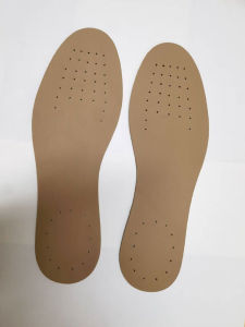 [In stock] Cowhide insoles head layer genuine leather mugwort super soft sole anti-pain genuine leather deodorantanti-odor and sweat absorption shock-absorbing and thickened insoles