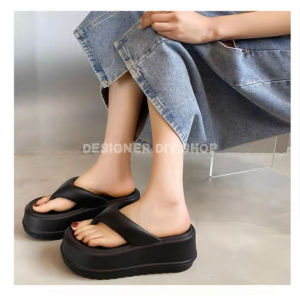 Sandal Jepit Wanita Jelly Wedges Korea Style Terbaru Import