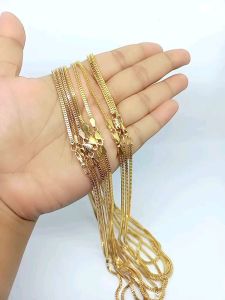 Kalung Fashion Wanita Dewasa Terbaru: Kalung Perak 925 Asli Lapis Emas