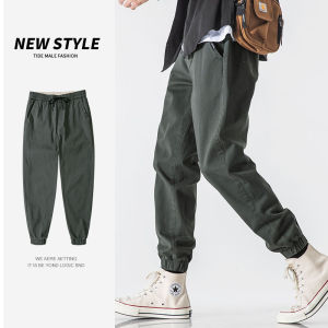 Cargo Jogger Pants for Men Trend 2022 Summer New Korean Style Leggings Casual Pants Trend Ins