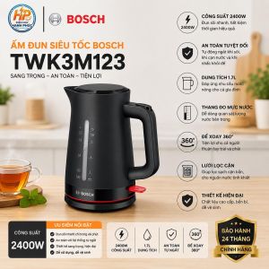Ấm đun siêu tốc Bosch TWK3M123 MyMoment 2400W bảo hành chính hãng