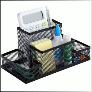 ผู้จัดงาน การจัดเก็บแบบแบ่งหมวดหมู่ กล่องดินสอ สวยงามน่ามอง อุปกรณ์สำนักงาน มัลติฟังก์ชั่น พกพาได้