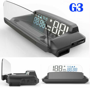 Máy Chiếu Tốc Độ Gương Màn Hình Hiển Thị Trên Đầu Xe Hơi OBD2 HUD G3 KMH MPH Đồng Hồ Đo Tốc Độ Độ Độ Cao Thời Gian Đồng Hồ Đồng Hồ Tốc Độ Thông Dụng Máy Tính Lái Xe Ô Tô