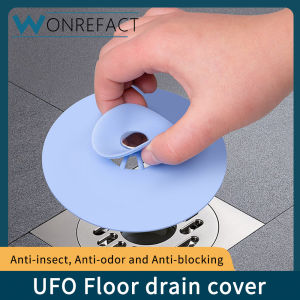 1ชิ้นยูเอฟโอรูปร่างกดสวิทช์ท่อระบายน้ํา Outfall กรองห้องน้ําอ่างล้างจานกรองป้องกันการบล็อกชั้นท่อระบายน้ําผมกันชนจับครัวห้องน้ําอุปกรณ์เสริม