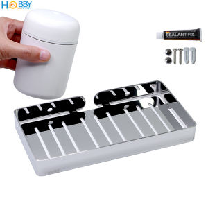 Kệ đựng xà phòng HOBBY SB6 Inox 304 dán tường gạch men hoặc khoan tường - loại lớn cao cấp