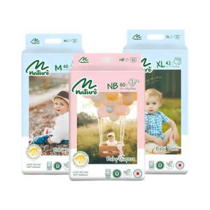 [Tặng Khăn Xịn]Bỉm Tã Momo Diamond NATURE Hạt Bơ-Đủ Size(Siêu Thấm Hút-Siêu Chống Hăm)