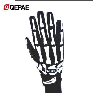 Adult Skiing Gloves Winter Gloves for Women Man Cold Weather Snowboard Road Cycling Gloves with Claw Skeleton Pattern