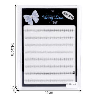 Dorisna ngọn lửa nhỏ dưới lông mi với miếng dính cổ tích không khí Lông mi giả không cần keo phân đoạn tự nhiên dưới lông mi Manga lông mi trang điểm lông mi