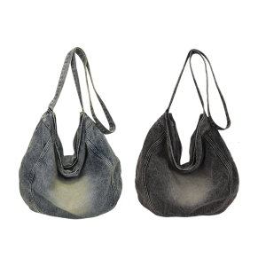 Women Bag Denims Crossbody Bag Shopping Bag Students School Bag Retro Messenger Bag Large Capacity Shoulder Bag