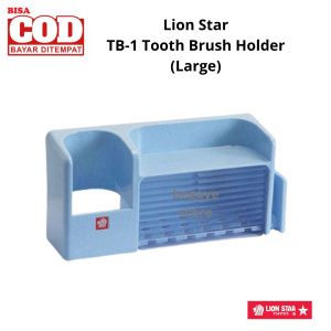 Tempat Sikat Gigi Kamar Mandi Tempel Dinding | Lion Star TB-1 Tooth Brush Holder (Large)