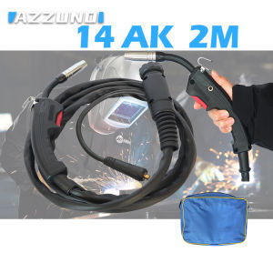 AZZUNO mig Torch 14AK 2m Cable Welding Gun tools for mig mag Welding Machine inverter