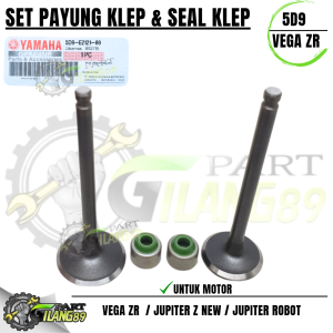 Paket 2item Payung Klep + Seal Klep Set Vega Zr 5D9 Jupiter Z1 Jupter Robot