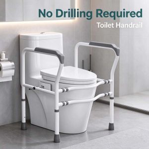 Barrier-free Elderly Disabled Handrail Punch-free Safety Anti-slip Raili  Toilet Armrest Handrail