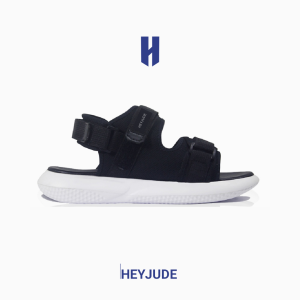 Heyjude Black White Comport 02 Sandal Casual Pria Wanita