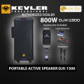 Kevler Original Portable Active Speaker System Party Boom Box Speaker 800W DJX-1500 •OSOS•. 