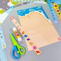 Cut and Paste / Aktivitas Menggunting dan Menempel / Worksheet Anak PAUD Belajar Gunting Tempel, Cut & Glue / Latihan Motorik Halus Mainan Edukasi Prasekolah Prewriting. 