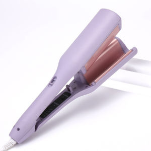 Deep V French Style Egg Roll Hair Water Ripple Large Curls Wavy Wool Curling Splint Curling Iron Cake Hair Curler 32mm
