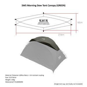 WELLHIKE SWS Outdoor Camping Morning Dew Tent Double 2 Person Hiking Mountaineering Lightweight Sunscreen Waterproof