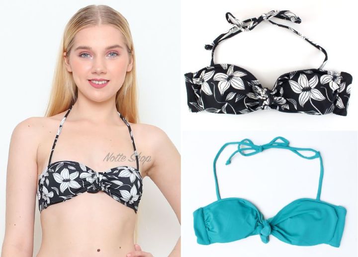 Bikini Bra top Baju Renang wanita Eskpor murah, gathered knot