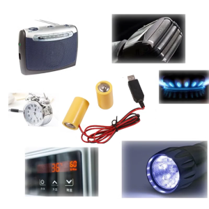 3V Power Converter LR14 C Eliminators Replace 2Pcs 1.5V C Size Batteries for Remote Control LED Light Toy