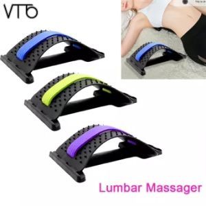 VTTO Back Massager Stretcher Back Support Pain Relieve Stretcher Protector Lumbar Posture Corrector
