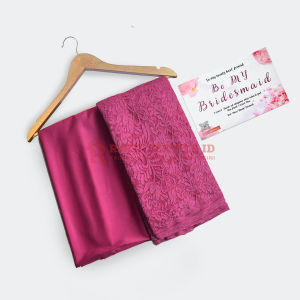 Paket Seragam Bridesmaid Wisuda Lamaran Keluarga Kain Brokat Kain Satin Maxmara Luxury