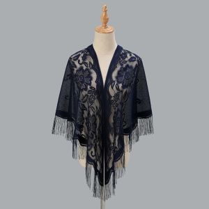 ANAMA Cosplay Wrap Wedding Accessories Cloak Women Shawl Wedding Bridal Shawl With Tassel Evening Prom Cape