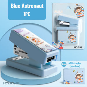 Mini Stapler Paper/File Stapler with 400 Staples Cartoon Stapler Home School Office Supplies