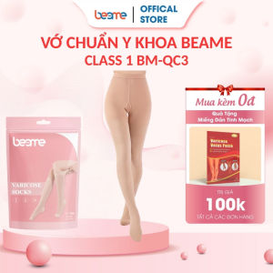 [QUÀ TẶNG] Beame - Quần Tất Vớ Y Khoa Phòng Ngừa Suy Giãn Tĩnh Mạch Kín Chân Class 1 Mã BM-QC3