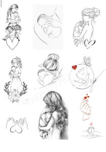 Catalo mẫu hình xăm mini 500 hình_Tặng nước scan hình