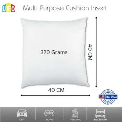 HOTEL SERIES Fabric Cushion 40CM | 45CM | 50CM | Hotel Spec | Cotton Cushions | Microfiber Fill | Hospitality Approved | Soft Cotton Sofa Cushion | Throw Cushion