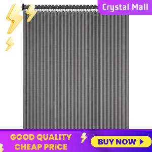 COD [Free Shipping] Magnetic Folding Accordion Shower Curtain with Hook Room Divider Curtain for Shower Rooms Bathtubs Hotels Or Apartments
