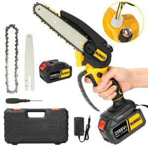 1300W Ultra Power Cordless Chainsaw with Battery Portable Heavy Duty Power Saw for Wood Cutting