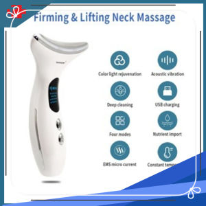 Neck Face Beauty Device LED Photon Tpy Skin Tighten Reduce Double Chin Anti Wrinkle Face Lifting