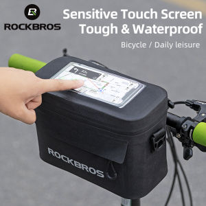 ROCKBROS Bike Bag Multi-purpose 4.5L Portable Bicycle Touch screen 6.0 Phone Handlebar Camera Shoulder Bags Bike Accessories