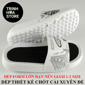 Dép quai ngang nam nữ big size chốt cài xuyên đế siêu bền - TRINH HOA STORE - Hàng chính hãng - TH243-2