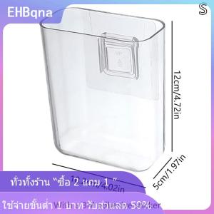 [COD] EHBqna KITCHEN กล่องเก็บของติดผนังโปร่งใสกล่องจัดระเบียบชั้นวางข้างเตียงแบบไม่เจาะติดผนัง