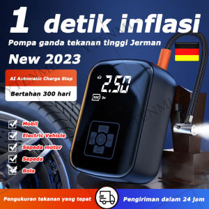 18000mAh Portabel Pompa Udara Mobil Tampilan Digital Cerdas Pemantauan Tekanan Ban Ban Inflator Listrik Cocok untuk Mobil Sepeda Motor Sepeda Bola Cincin Renang Mini Kompresor Udara Kecil