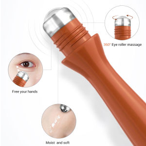 BREYLEE Eye Serum Massager Eye Gel Remove Dark Circles Eye Bags Reduces Wrinkles Eye Care 15ML