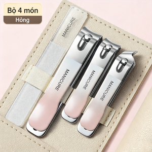 Bộ Bấm Móng Tay MANICURE Cao Cấp Dụng Cụ Chăm Sóc Móng Tay Chân Lấy Ráy Tai