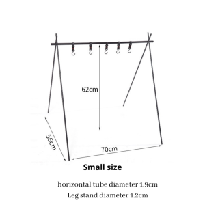 Outdoor Camping Hanger Rack Aluminum Alloy Cookware Hanging Rack/Rak Gantung Perkhemahan Luaran Rak Gantung Alat Memasak Aloi Aluminium