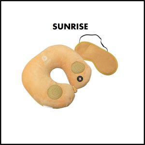 OGAWA Tinkle-X Music Vibration Massage Pillow with Sleep Eye Mask